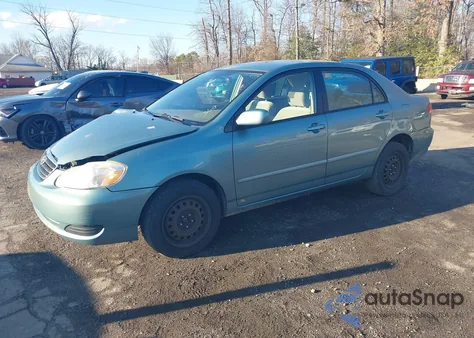 2006 Toyota Corolla Le из США, поврежденный, VIN 2T1BR32E46C660713
